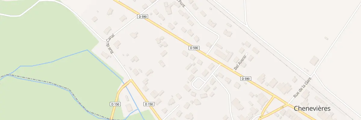 Plan du 25 Rte Division Leclerc à Chenevières