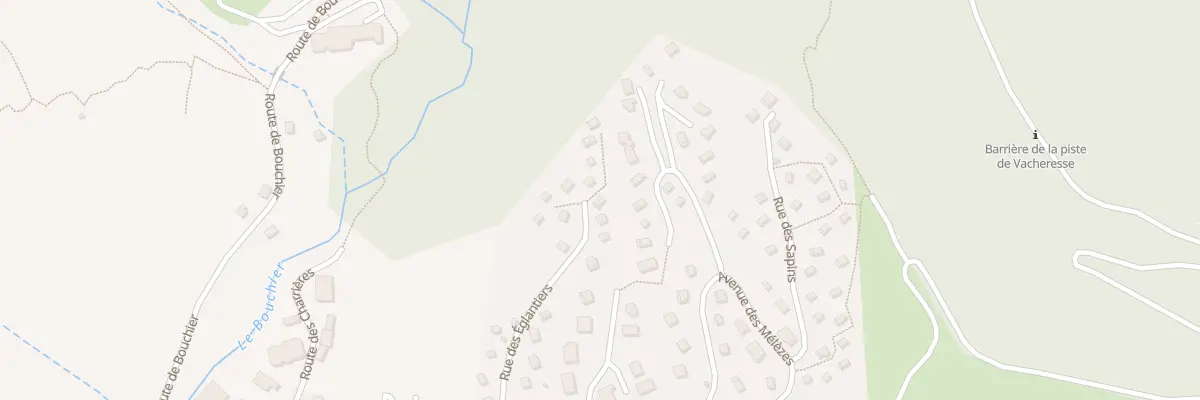 Plan du 402 Rue des Eglantiers à Allos