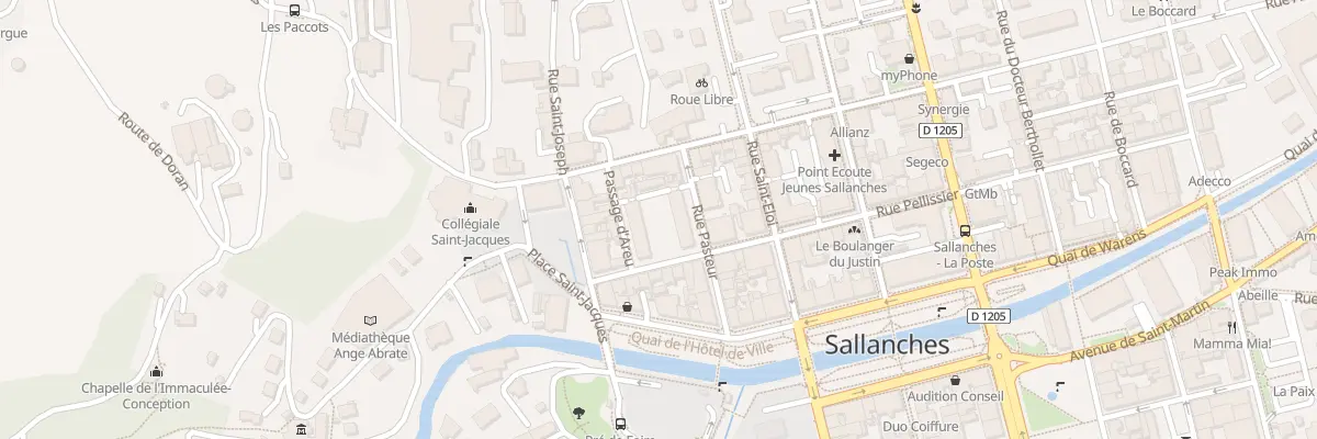 Plan du 55 Rue Pellissier à Sallanches