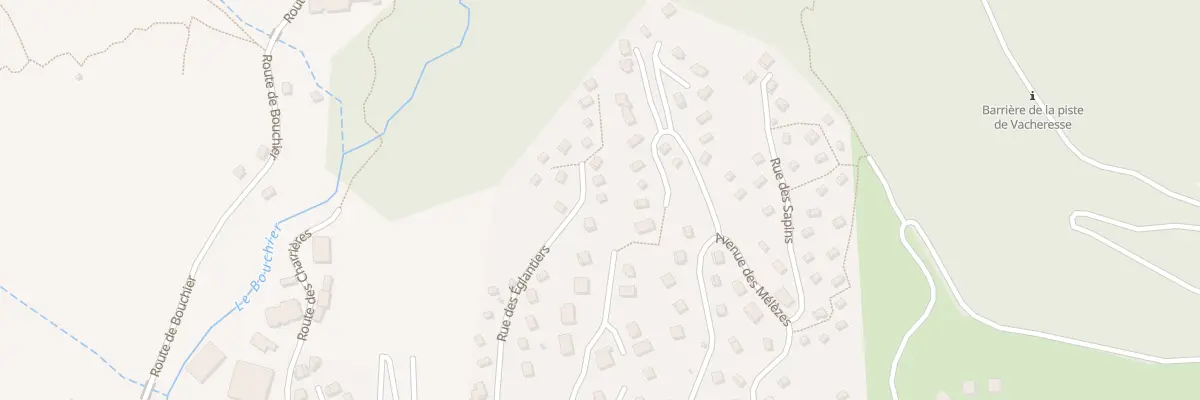 Plan du 376 Rue des Eglantiers à Allos