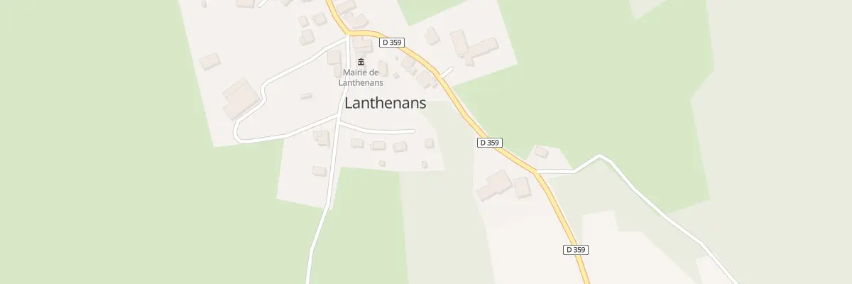 Plan du 8 Imp des Goutherys à Lanthenans