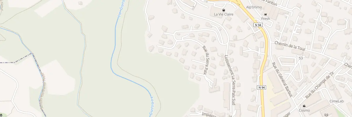 Plan du 5 Imp des Sorbiers à Briançon