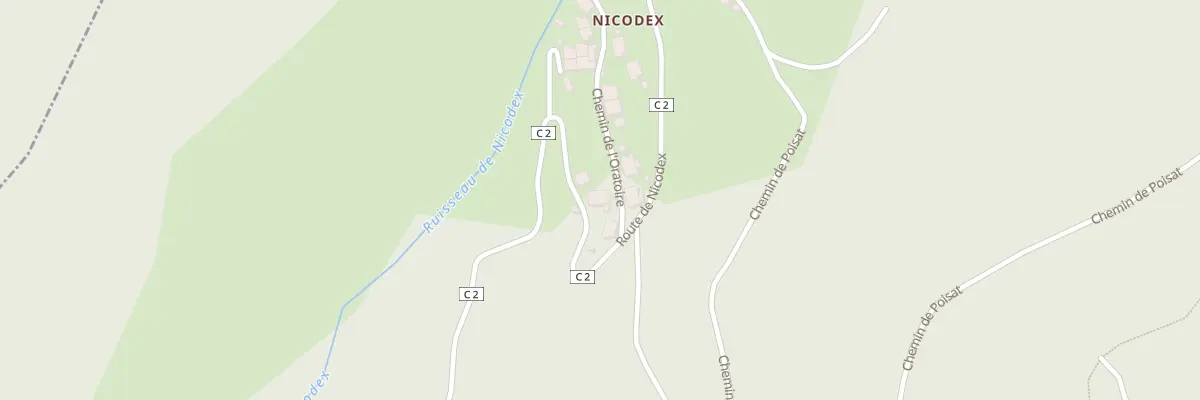 Plan du 3149 Rte de Nicodex à La Baume