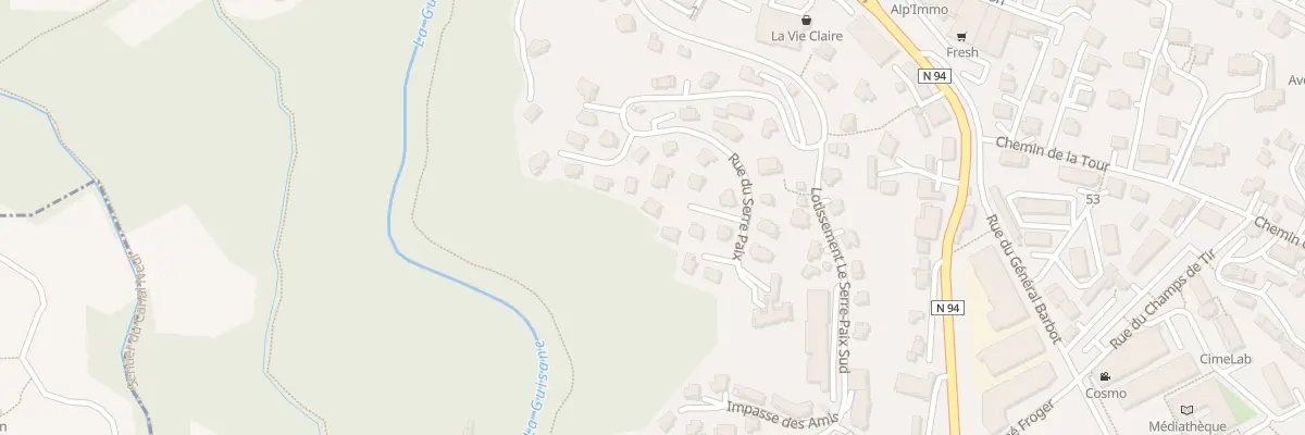 Plan du 4 Pl des 4 Vents à Briançon