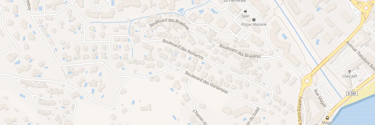 Plan du 31 Bd des Hortensias à Sainte-Maxime