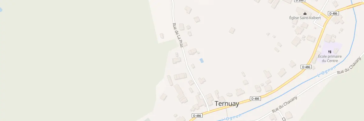Plan du 5 Rue de la Praz à Ternuay-Melay-et-Saint-Hilaire