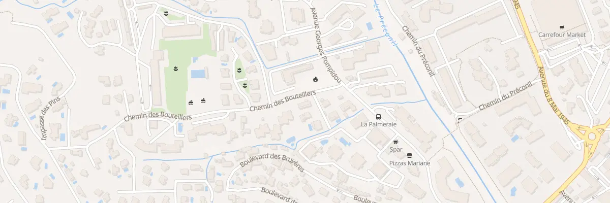 Plan du 5 Che des Bouteillers à Sainte-Maxime