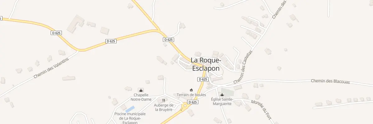 Plan du 5152 Le Village à La Roque-Esclapon