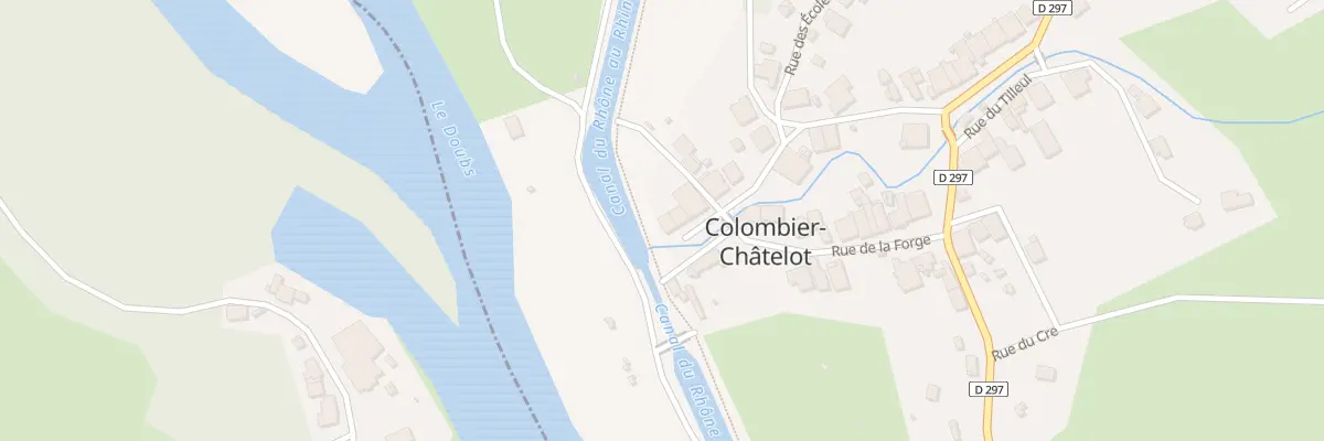 Plan du 6 Rue du Canal à Saint-Maurice-Colombier