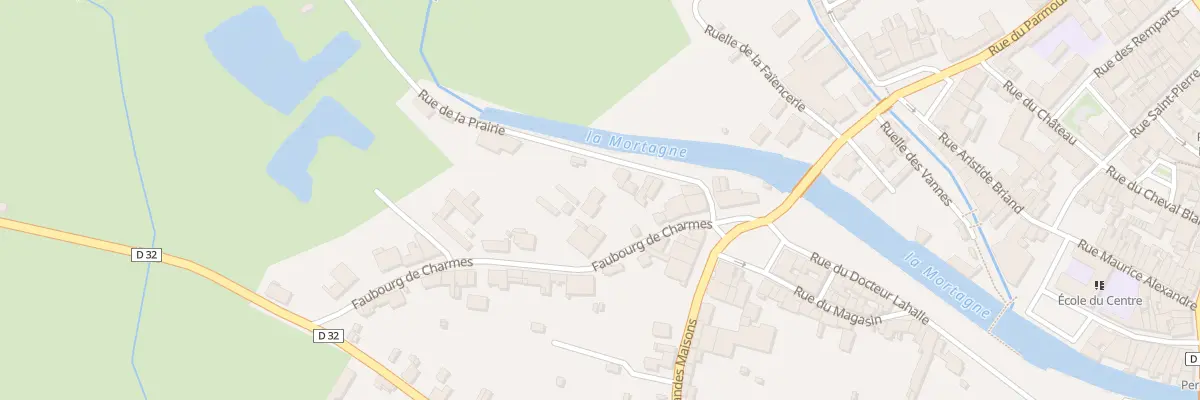 Plan du 20 Fg de Charmes à Rambervillers