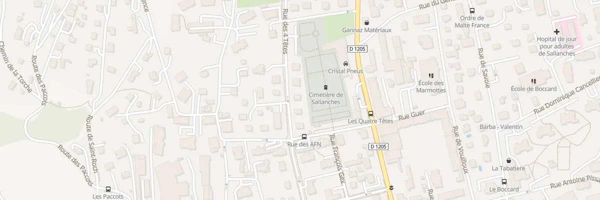 Plan du 64 Rue des Quatre Tetes à Sallanches