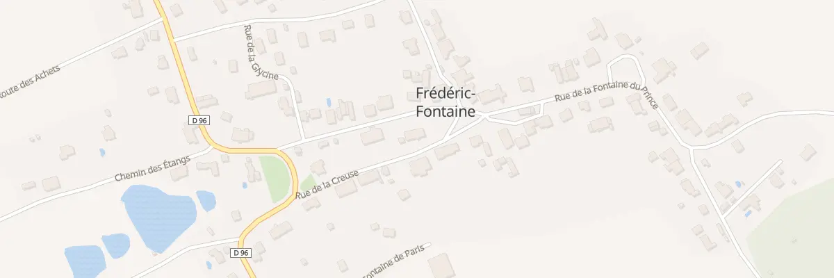 Plan du 2 Rue de la Creuse à Frédéric-Fontaine