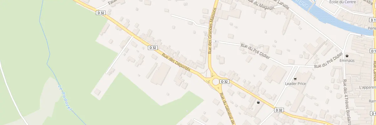 Plan du 8 Rue des Déportés à Rambervillers
