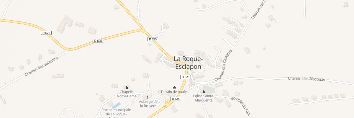Plan du 5019 Pl de la Fontaine à La Roque-Esclapon