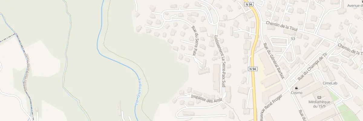Plan du 51 Rue du Serre Paix à Briançon