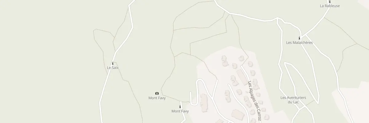 Plan du 826 Rte du Mont Favy à Arâches-la-Frasse