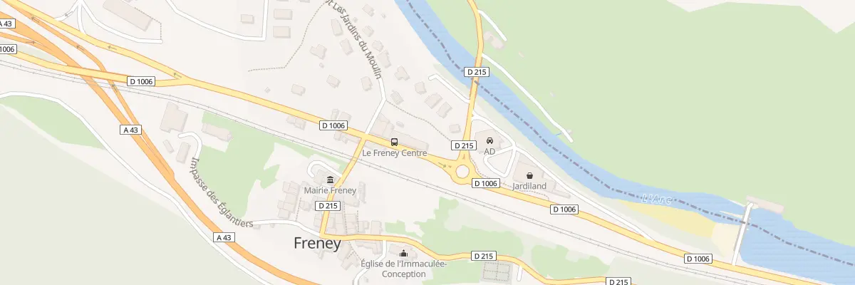 Plan du 140 Rue des grandes alpes à Freney