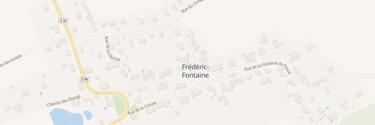 Plan du 3 Rue des Champs de la Halle à Frédéric-Fontaine