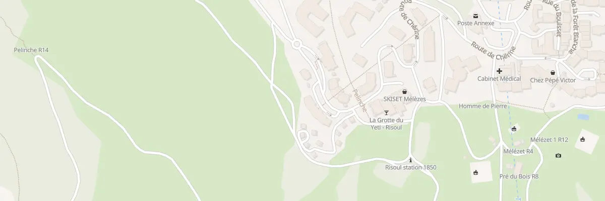 Plan du 5798F Pelinche à Risoul
