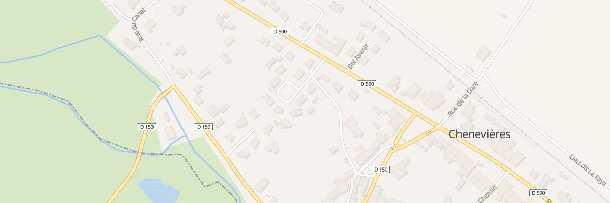 Plan du 8 Au Prays à Chenevières