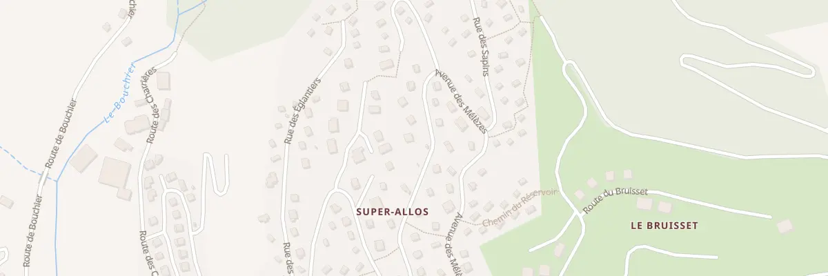 Plan du 949 Av des Mélèzes à Allos