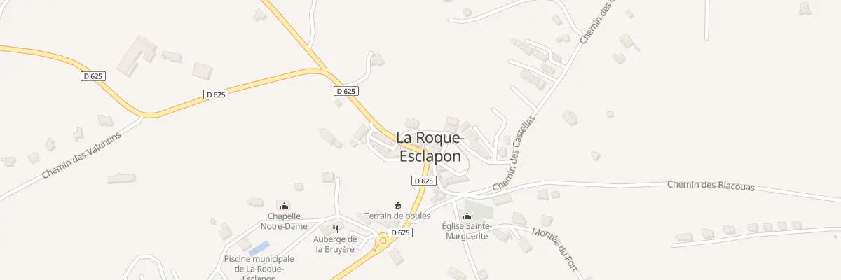 Plan du 5022 Le Village à La Roque-Esclapon