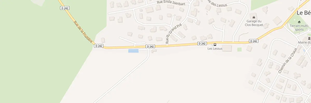 Plan du 15 Rue de la Fruitière au Bélieu