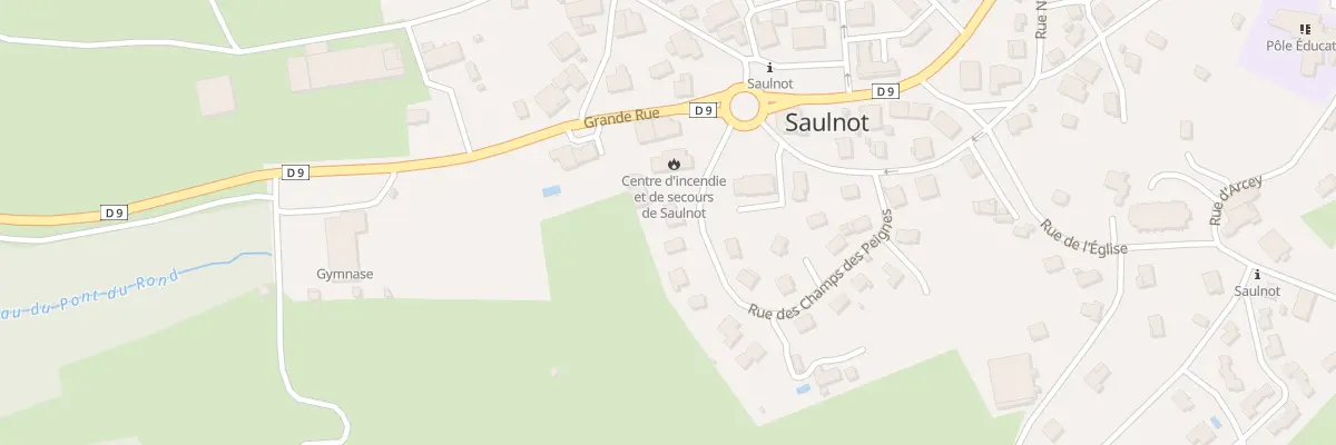 Plan du 2 Rue du Champs des Peignes à Saulnot