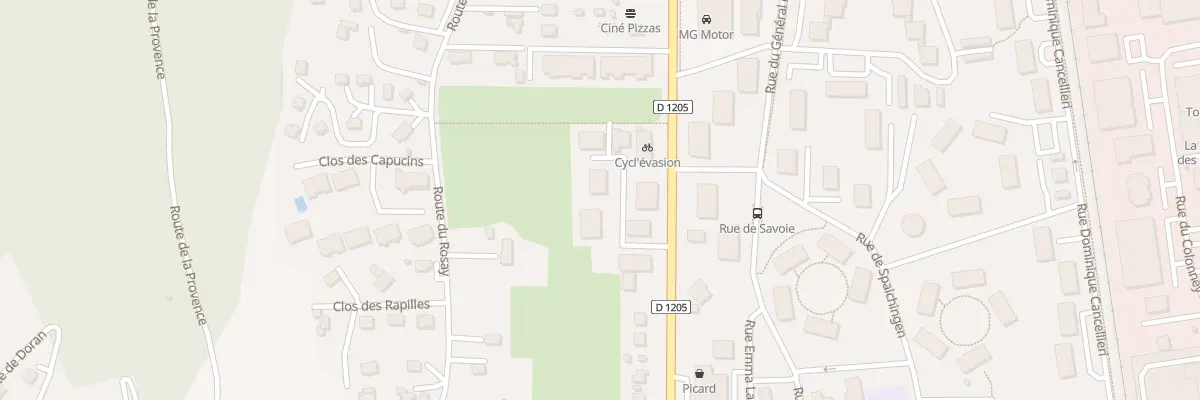 Plan du 1003 Av de Geneve à Sallanches