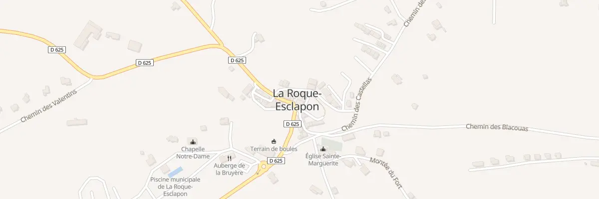Plan du 5217 Le Village à La Roque-Esclapon