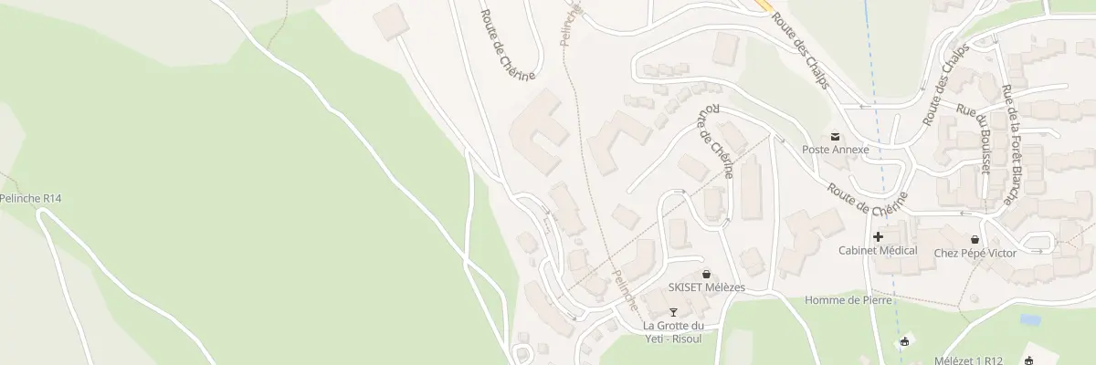 Plan du 5754F Pelinche à Risoul