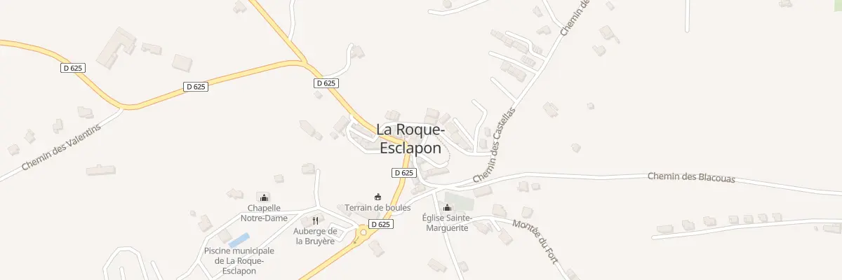 Plan du 5218 Le Village à La Roque-Esclapon