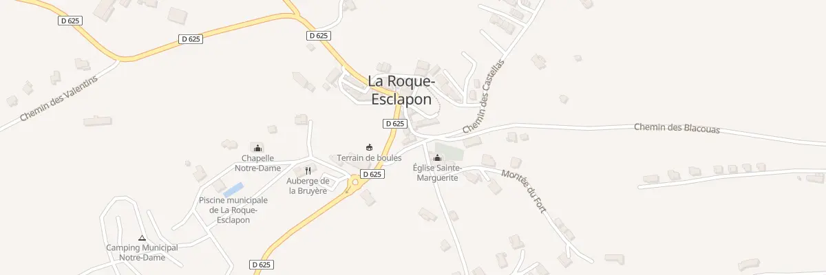 Plan du 5039 Le Village à La Roque-Esclapon
