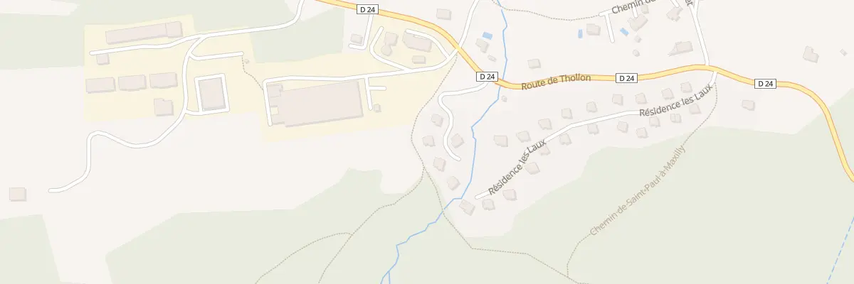 Plan du 900B Rte de Thollon à Maxilly-sur-Léman