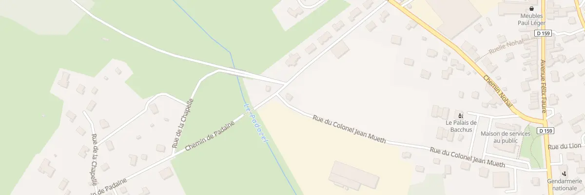 Plan du 9003 Rue des Grès Flammés à Rambervillers