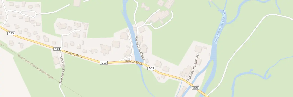 Plan du 28 Rue de la Rochotte à Dommartin-lès-Remiremont