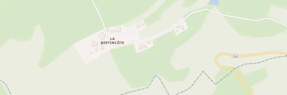 Plan du 5007 La Bertincôte à La Rosière