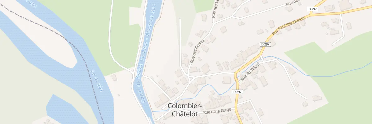 Plan du 3 Rue des Ecoles à Saint-Maurice-Colombier