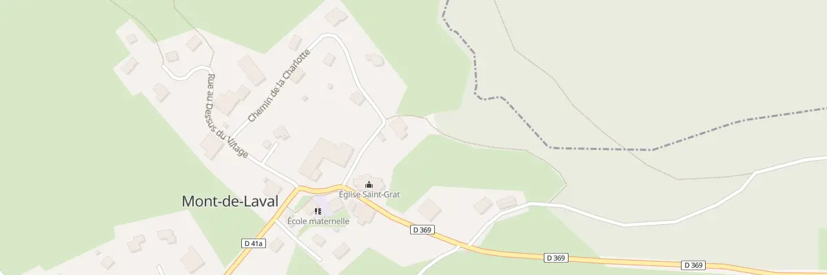 Plan du 5025 Au Village à Mont-de-Laval