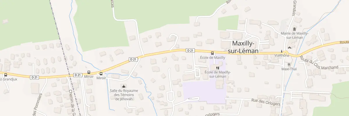 Plan du 250 Che des Rossignols à Maxilly-sur-Léman