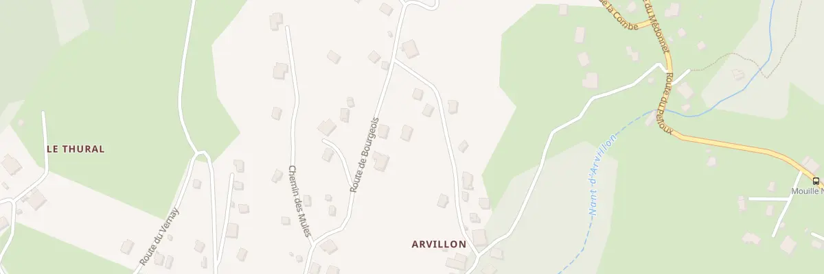 Plan du 330 Rte de Bourgeois à Combloux