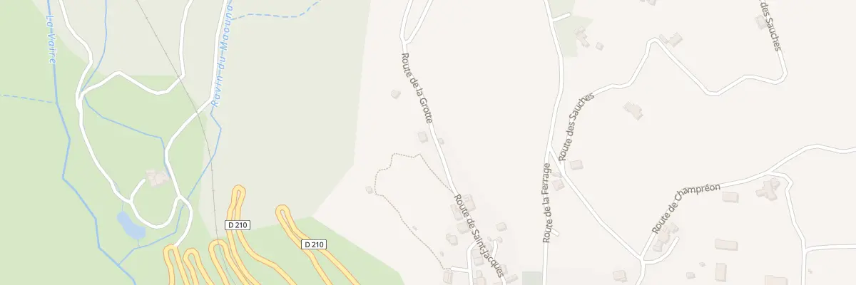 Plan du 7016 La Ferrage à Méailles