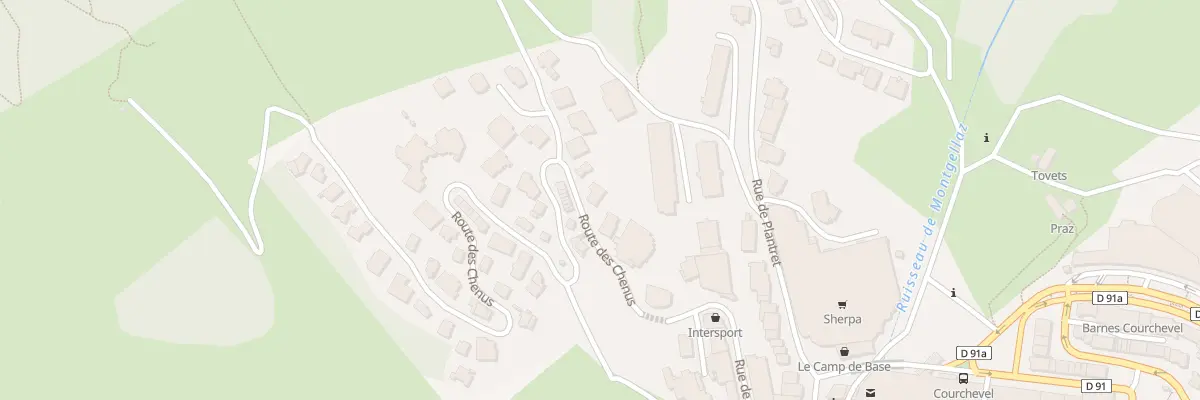 Plan du 142 Rte des Chenus à Courchevel