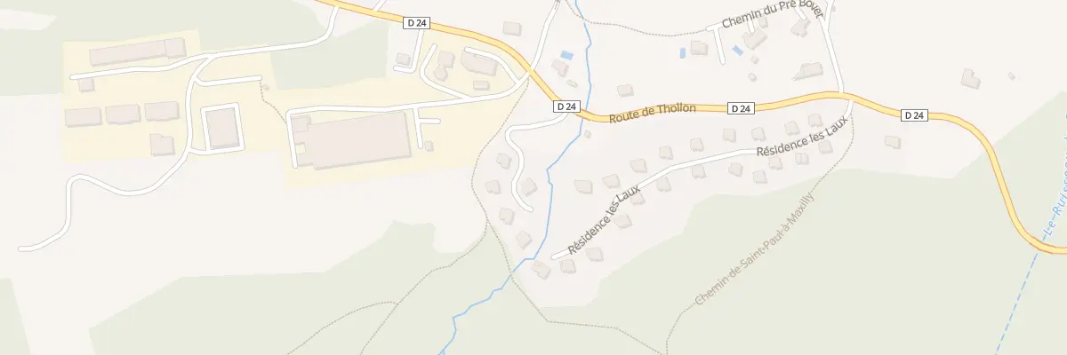 Plan du 900E Rte de Thollon à Maxilly-sur-Léman
