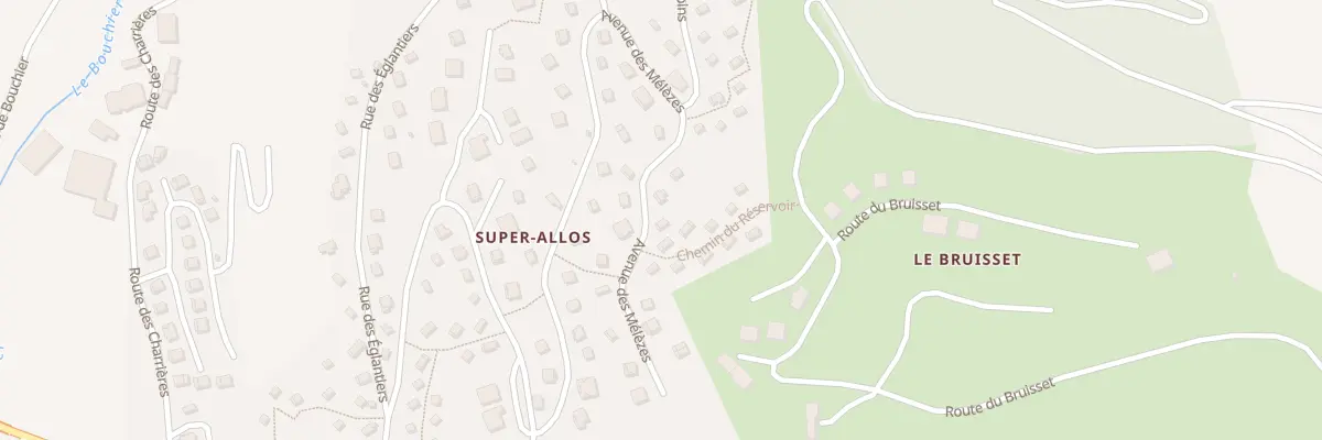 Plan du 1245 Av des Mélèzes à Allos