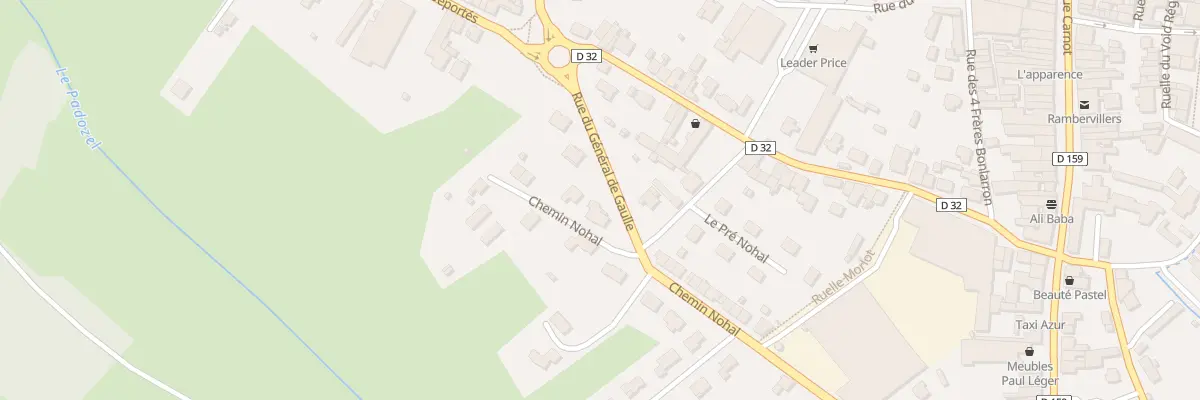 Plan du 1 Rue du Gen de Gaulle à Rambervillers