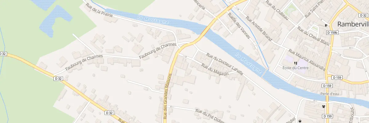 Plan du 5 Pl Mal Foch à Rambervillers
