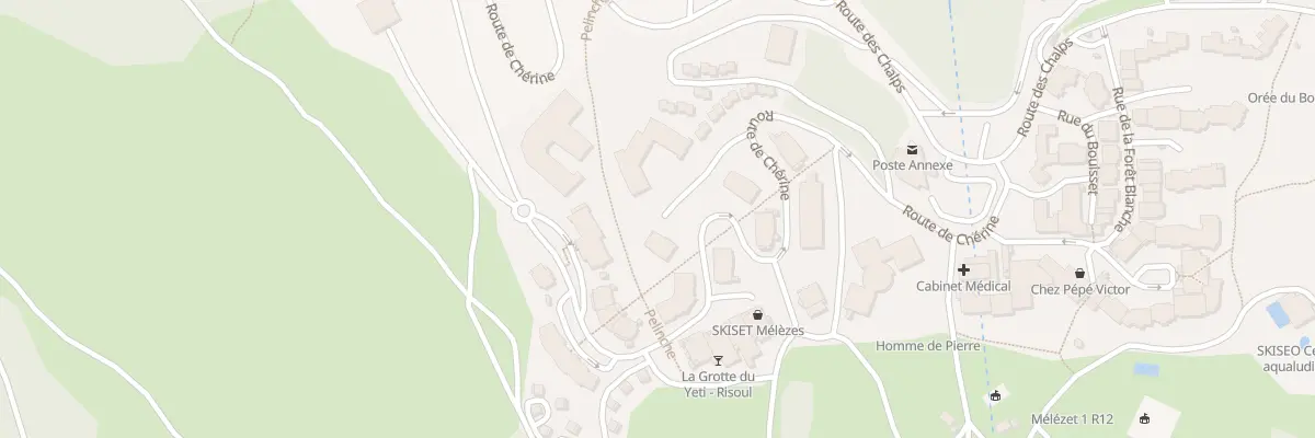 Plan du 1045 Rte de Chérine à Risoul