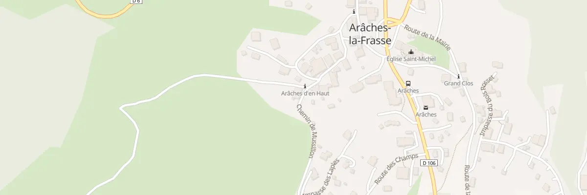 Plan du 11 Che de Mussillon à Arâches-la-Frasse