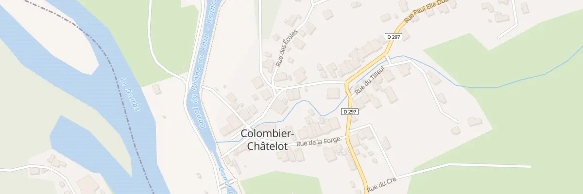 Plan du 5 Rue de la Fontaine à Saint-Maurice-Colombier